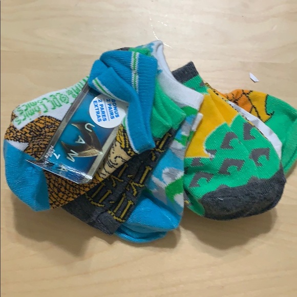 Kids socks aqua man 1 pack of 7 pairs - Picture 1 of 4